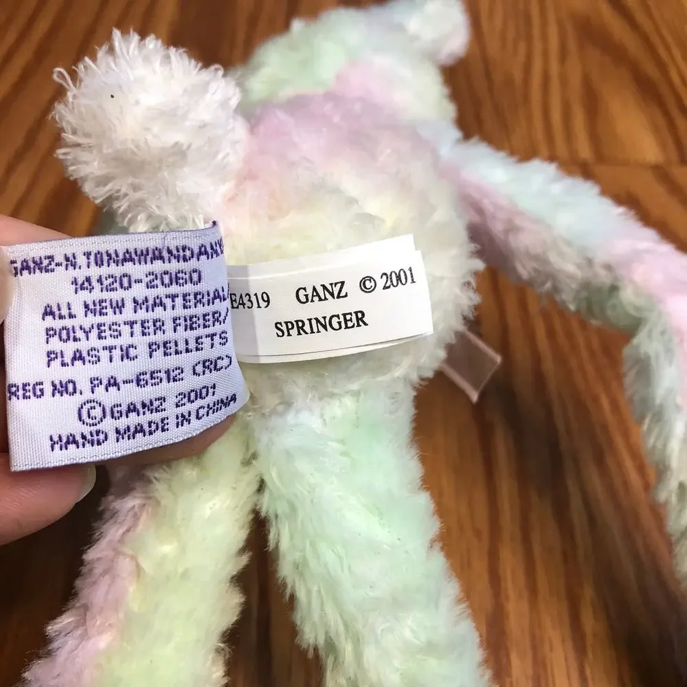 NWT Vintage Y2K Heritage Collection by Ganz Hanging Easter Bunny Rabbit